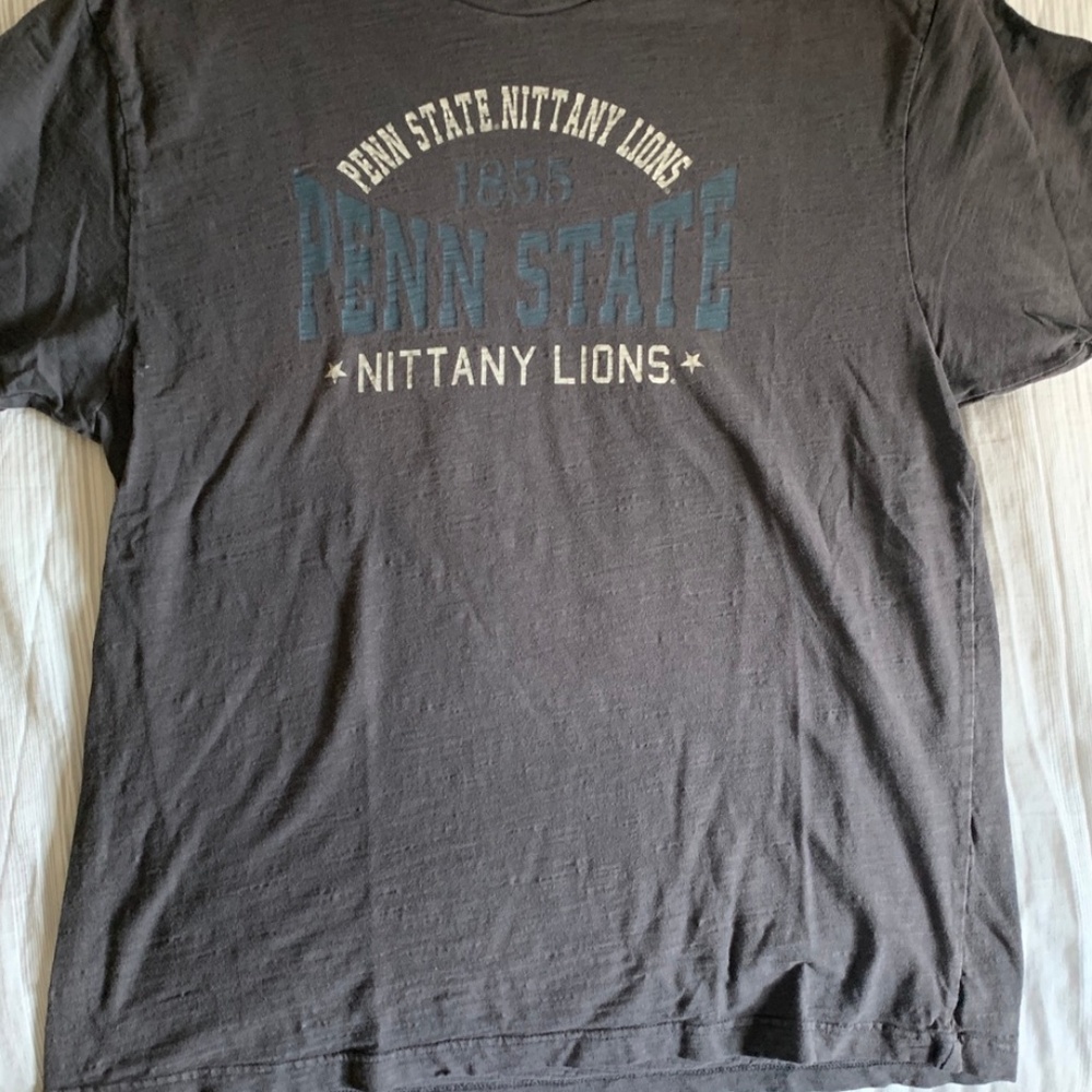 distressed Gray PSU t-shirt